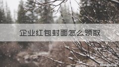 企业红包封面怎么领取