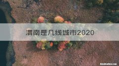 渭南是几线城市2020