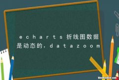 echarts折线图数据是动态的，datazoom怎么不起做用