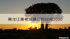黑龙江高考成绩公布时间2020