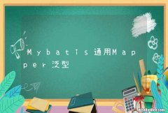Mybatis通用Mapper泛型问题