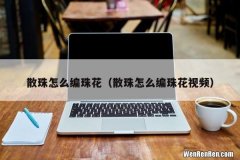 散珠怎么编珠花视频 散珠怎么编珠花